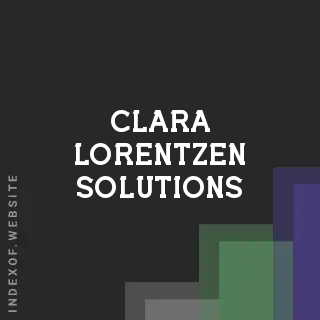 Clara Lorentzen Solutions | Indexof