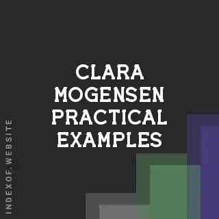 Clara Mogensen Practical Examples | Indexof