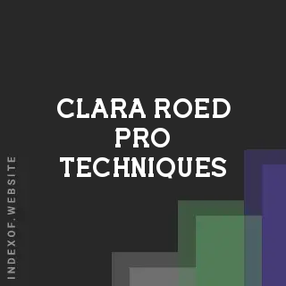 Clara Roed Pro Techniques | Indexof