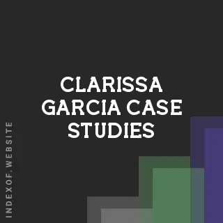 Clarissa Garcia Case Studies | Indexof