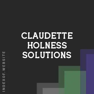 Claudette Holness Solutions | Indexof