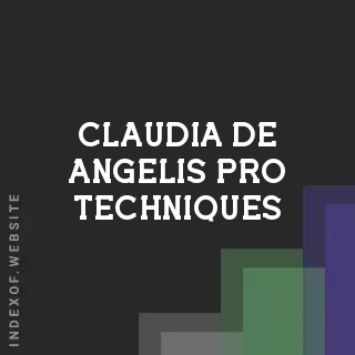 Claudia De Angelis Pro Techniques | Indexof