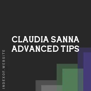 Claudia Sanna Advanced Tips | Indexof