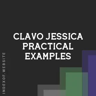 Clavo Jessica Practical Examples | Indexof