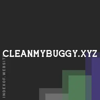 cleanmybuggy.xyz by Alba Lind site -  Indexof