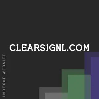 clearsignl.com by Bernardo Moreno site -  Indexof