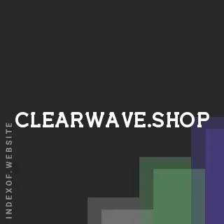 clearwave.shop by Laura Nurmi site -  Indexof