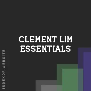 Clement Lim Essentials | Indexof