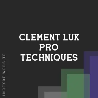 Clement Luk Pro Techniques | Indexof