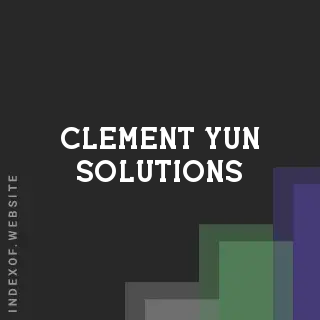 Clement Yun Solutions | Indexof