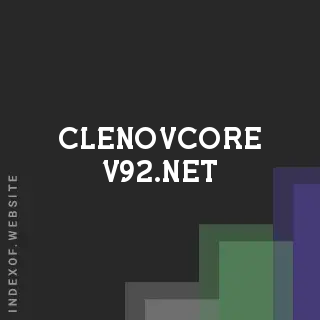 clenovcore-v92.net by Kees van der Horst site -  Indexof