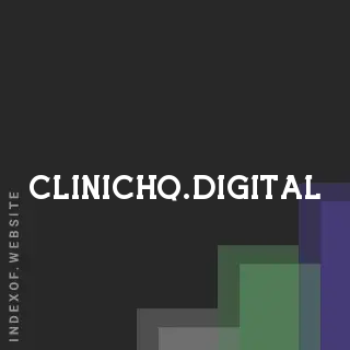 clinichq.digital by Victor Choi site -  Indexof