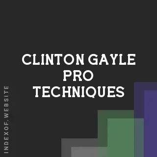 Clinton Gayle Pro Techniques | Indexof