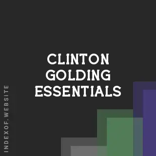 Clinton Golding Essentials | Indexof