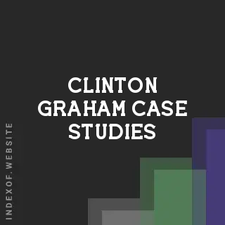 Clinton Graham Case Studies | Indexof