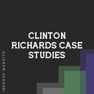Clinton Richards Case Studies | Indexof