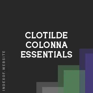 Clotilde Colonna Essentials | Indexof