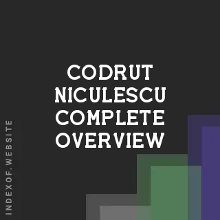 Codrut Niculescu Complete Overview | Indexof