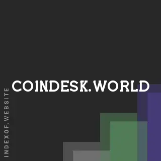 coindesk.world by Tymofiy Yushchenko site -  Indexof