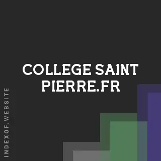 college-saint-pierre.fr by Humphrey Nabirye site -  Indexof