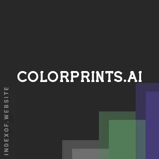 colorprints.ai by Iina Vainio site -  Indexof
