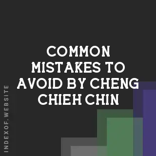 Common Mistakes to Avoid by Cheng-chieh Chin | Indexof