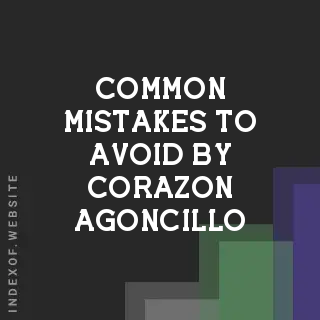 Common Mistakes to Avoid by Corazon Agoncillo | Indexof