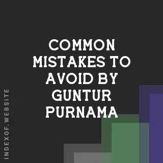 Common Mistakes to Avoid by Guntur Purnama | Indexof