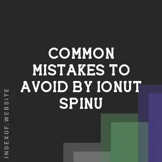 Common Mistakes to Avoid by Ionut Spinu | Indexof