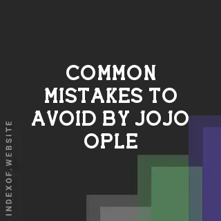 Common Mistakes to Avoid by Jojo Ople | Indexof