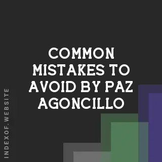 Common Mistakes to Avoid by Paz Agoncillo | Indexof