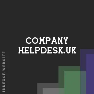 company-helpdesk.uk by Zainab Khandaker site -  Indexof