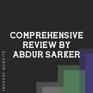 Comprehensive Review by Abdur Sarker | Indexof