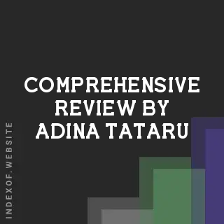 Comprehensive Review by Adina Tataru | Indexof