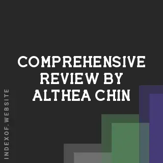 Comprehensive Review by Althea Chin | Indexof