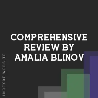 Comprehensive Review by Amalia Blinov | Indexof