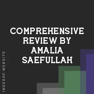 Comprehensive Review by Amalia Saefullah | Indexof