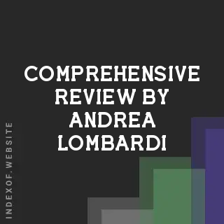 Comprehensive Review by Andrea Lombardi | Indexof