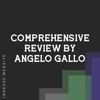 Comprehensive Review by Angelo Gallo | Indexof