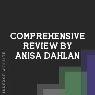 Comprehensive Review by Anisa Dahlan | Indexof