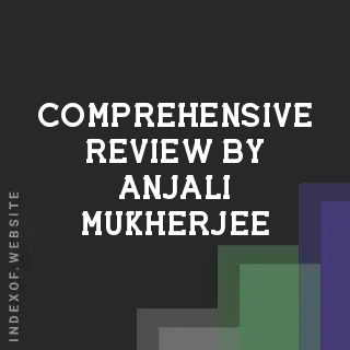 Comprehensive Review by Anjali Mukherjee | Indexof