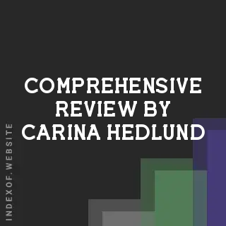 Comprehensive Review by Carina Hedlund | Indexof