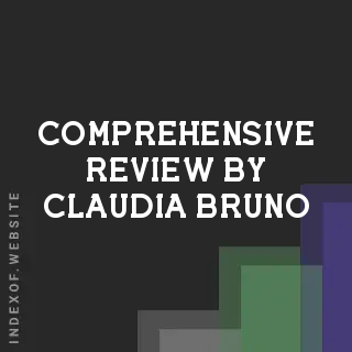 Comprehensive Review by Claudia Bruno | Indexof