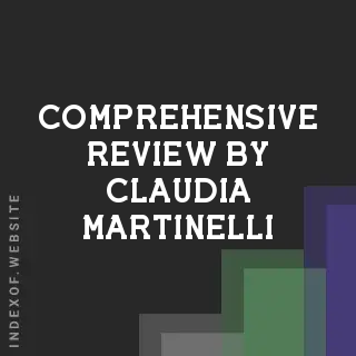 Comprehensive Review by Claudia Martinelli | Indexof
