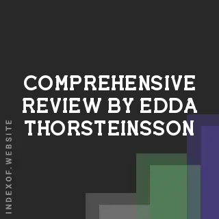 Comprehensive Review by Edda Thorsteinsson | Indexof