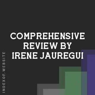 Comprehensive Review by Irene Jauregui | Indexof