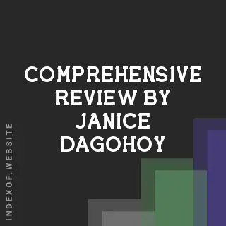 Comprehensive Review by Janice Dagohoy | Indexof
