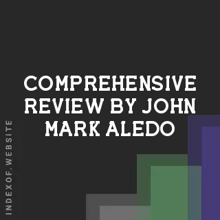 Comprehensive Review by John Mark Aledo | Indexof