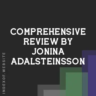 Comprehensive Review by Jonina Adalsteinsson | Indexof
