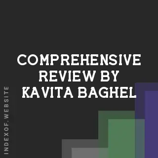 Comprehensive Review by Kavita Baghel | Indexof